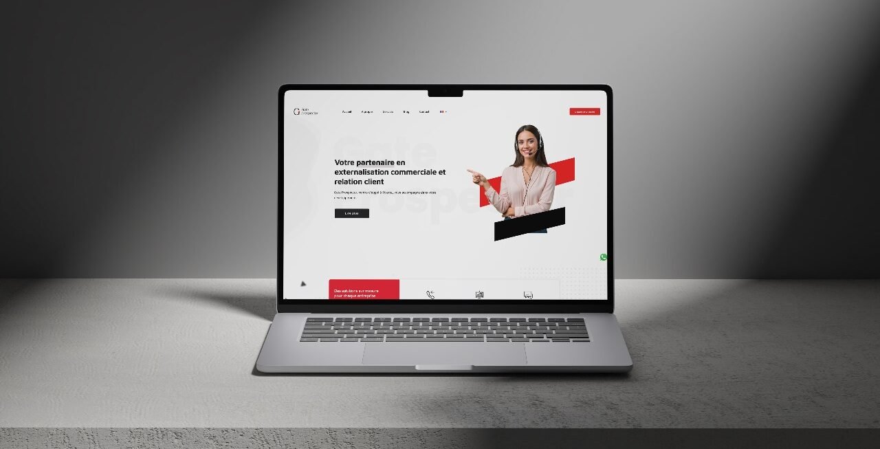 Gate Prospector est un centre d’appel basé à Bizerte, spécialisé en téléprospection et support client. Le site reflète une image professionnelle et moderne, mettant en avant la performance, la fiabilité et la proximité client.