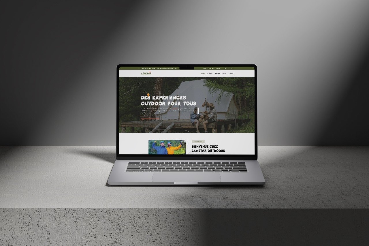 Lametna Outdoors nous a confié la création d’un site immersif célébrant l’aventure, la nature et la liberté. Un projet web authentique et fluide, pensé pour inspirer l’exploration en toute sécurité et harmonie avec l’environnement.
