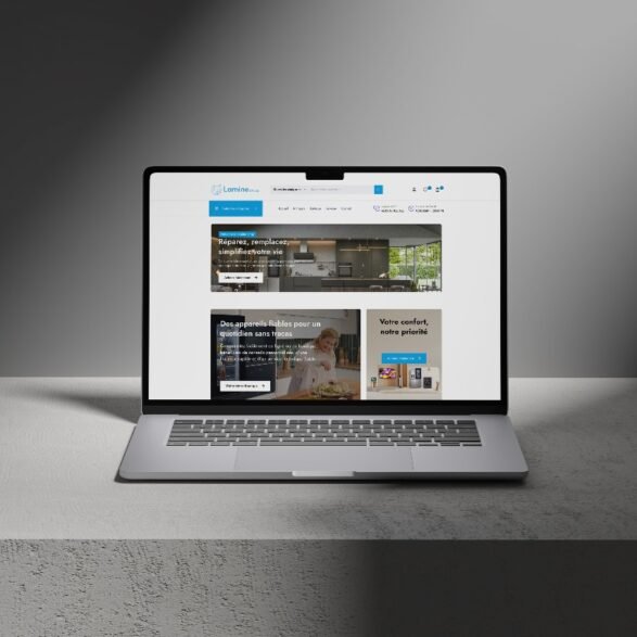 Nous avons créé pour Lamine Shop un site intuitif et performant, pensé pour valoriser les produits et offrir une expérience d’achat simple, rapide et agréable.