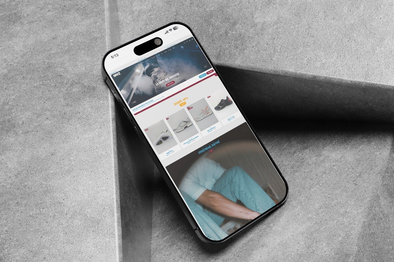 OMZ, marque streetwear (chaussures & vêtements), nous a confié le branding, la création du site e-commerce et la production de contenus pour les réseaux sociaux.