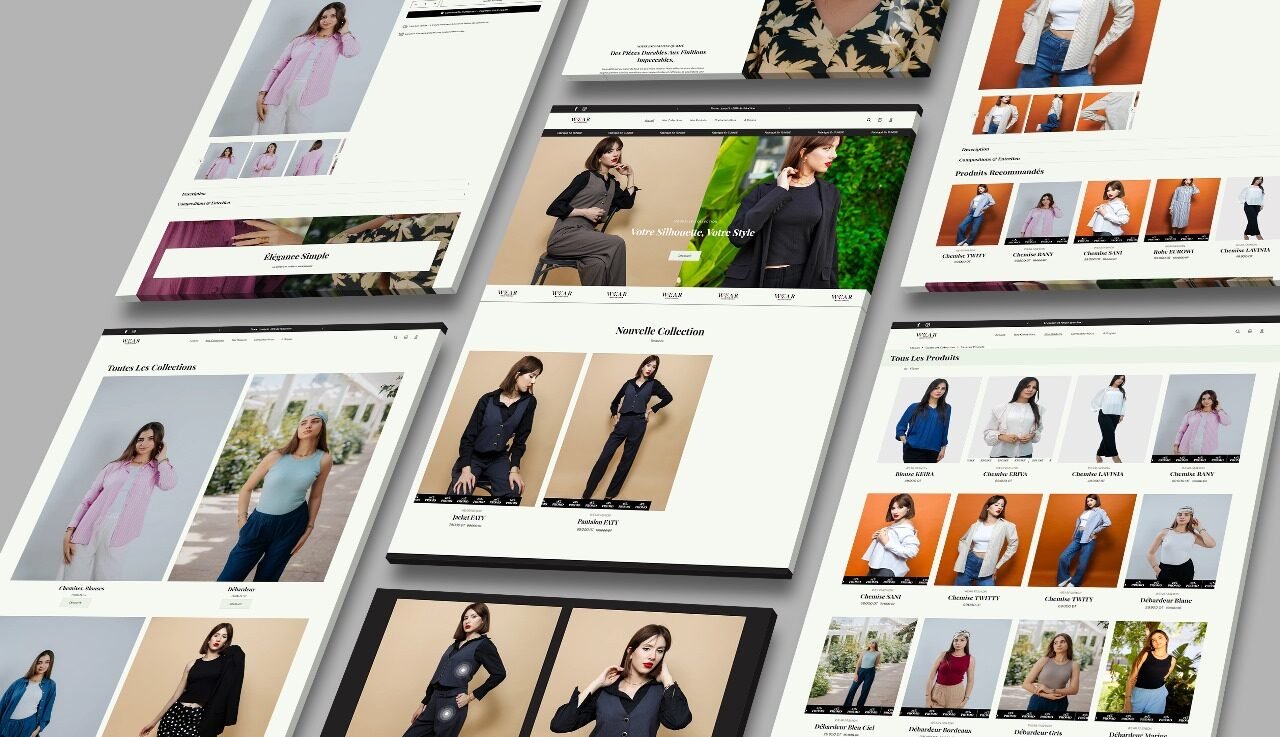 WearFashion est une marque tunisienne dédiée à la femme moderne. Le site met en valeur des collections raffinées aux coupes fluides et aux finitions soignées, reflétant l’esprit d’une mode authentique et intemporelle.