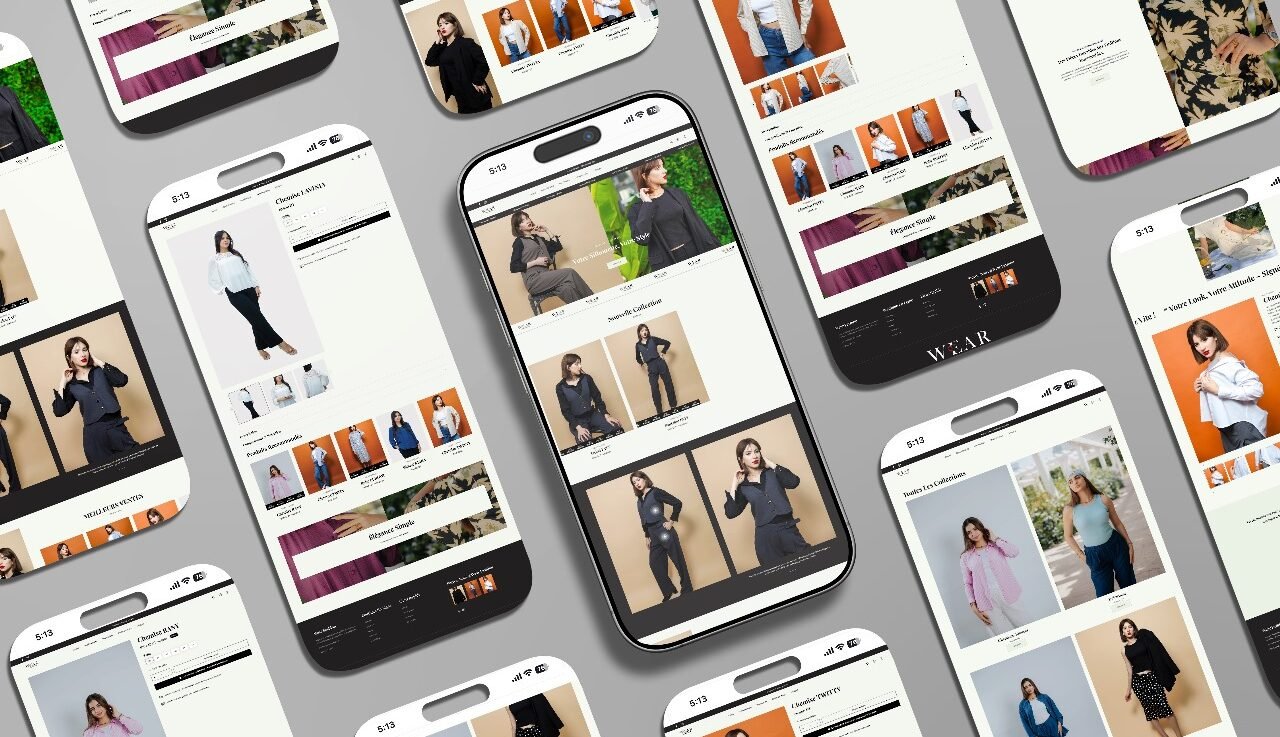 WearFashion est une marque tunisienne dédiée à la femme moderne. Le site met en valeur des collections raffinées aux coupes fluides et aux finitions soignées, reflétant l’esprit d’une mode authentique et intemporelle.
